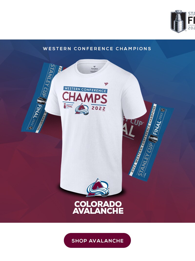 Western Conference Champions. Shop Colorado Avalanche