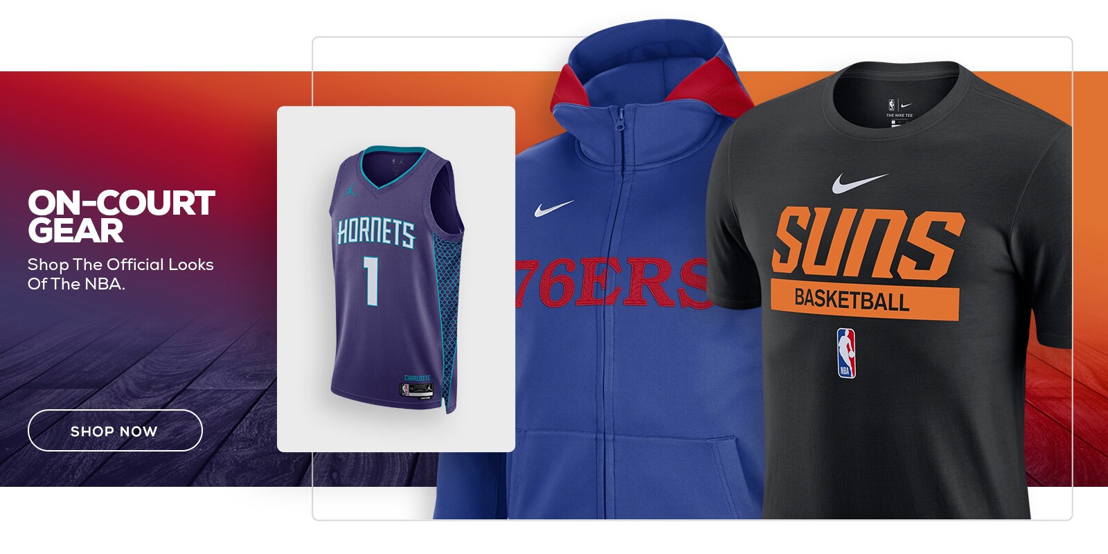 ON-COURT GEAR.  Shop The Official Looks Of The NBA.