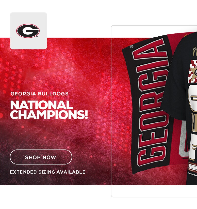 Georgia Bulldogs National Champions!. Shop Now