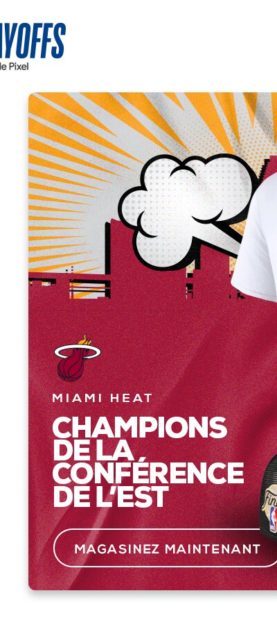 Champions de la Conférence de l’Est. Magasinez Miami Heat