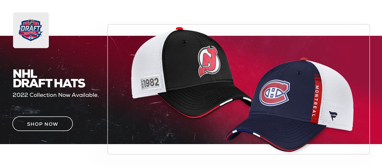 NHL Draft Hats. New 2022 Collection Now Available! Shop Now